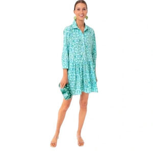 Tuckernuck Blue Floral Mini Dress